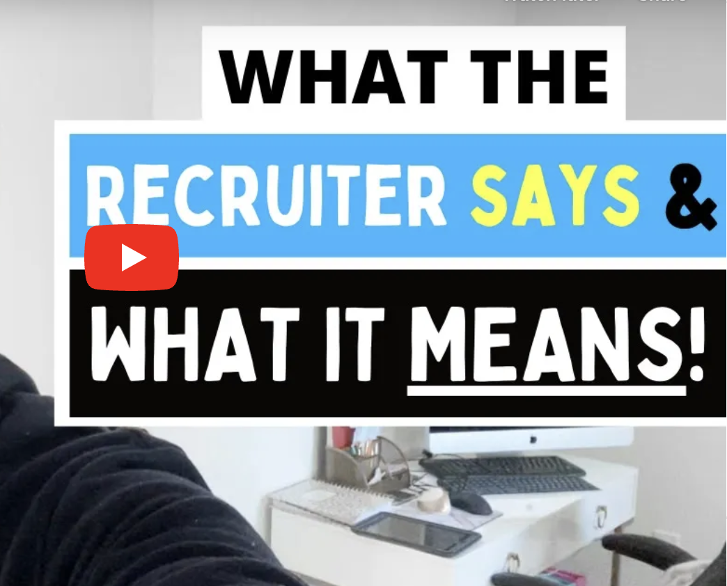 Decoding the Recruiter's Playbook